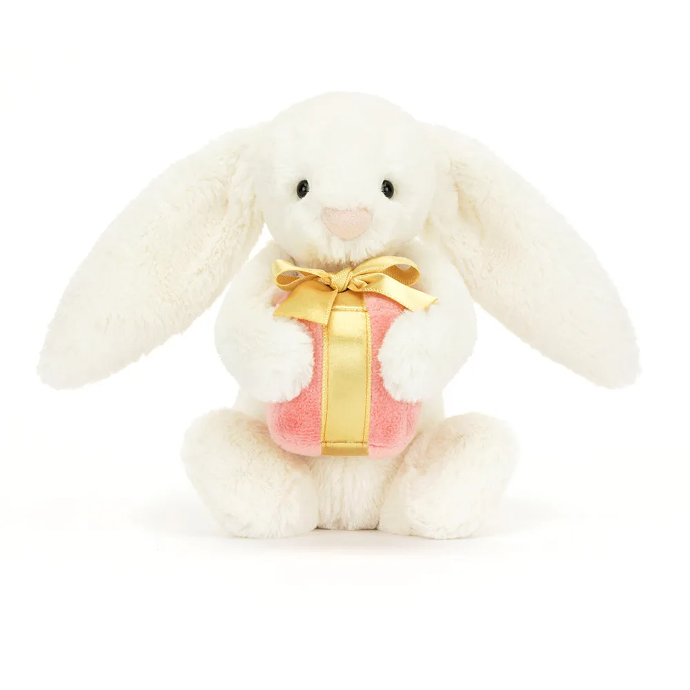 Jellycat Bashful Bunny with Present (LIMIT 2)