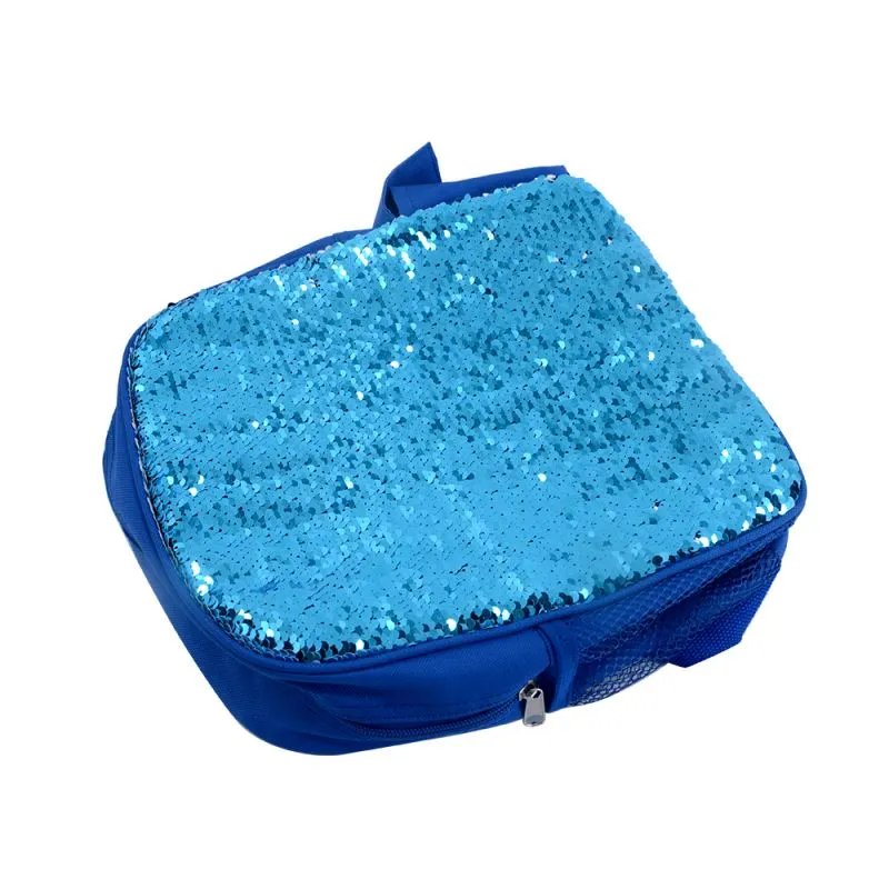 Kids Blue Sequin Backpack