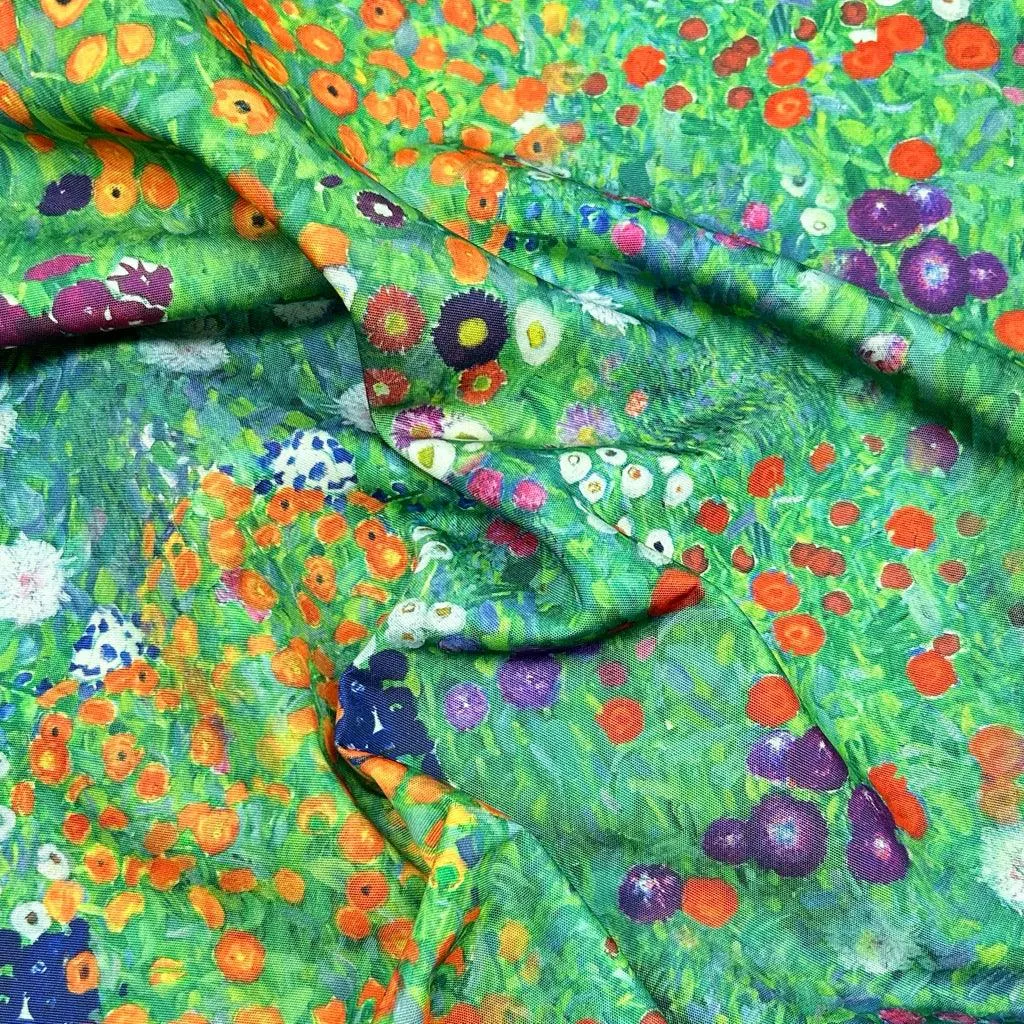 Klimt Flower Garden Water Resistant Fabric