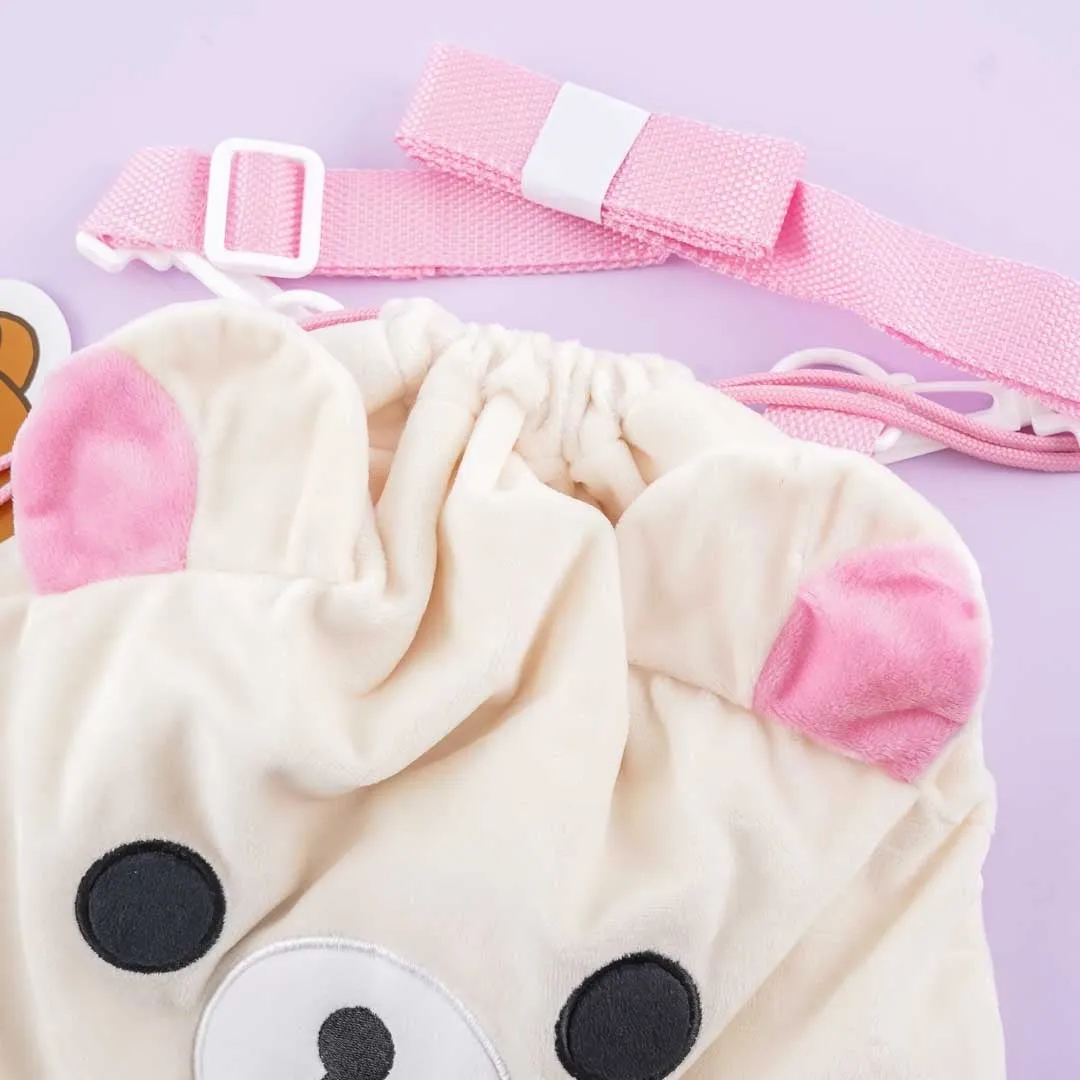 Korilakkuma Drawstring Shoulder Bag