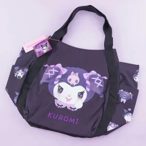 Kuromi Naughty Face Balloon Shoulder Bag - Large