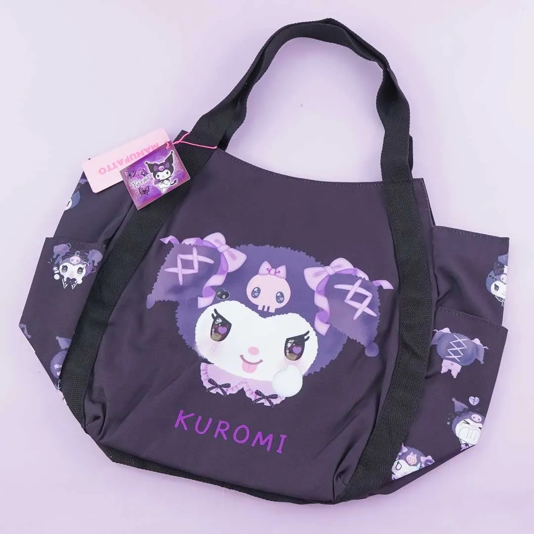 Kuromi Naughty Face Balloon Shoulder Bag - Large