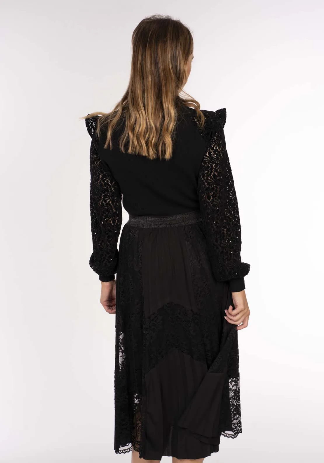 Lace Skirt - Black