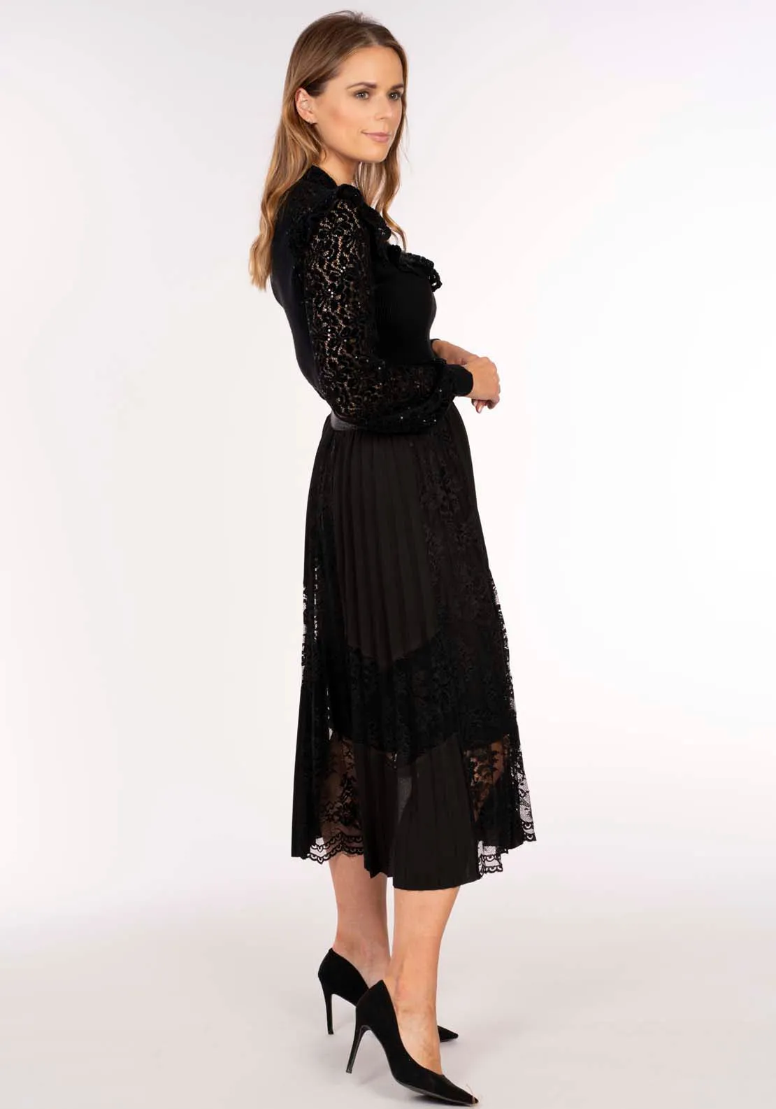 Lace Skirt - Black