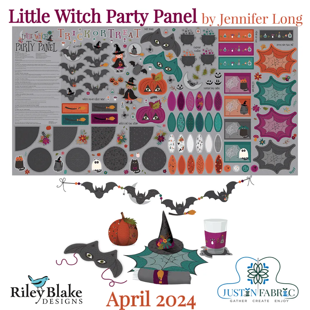 Little Witch Party Felt Panel by Jennifer Long | Riley Blake Designs