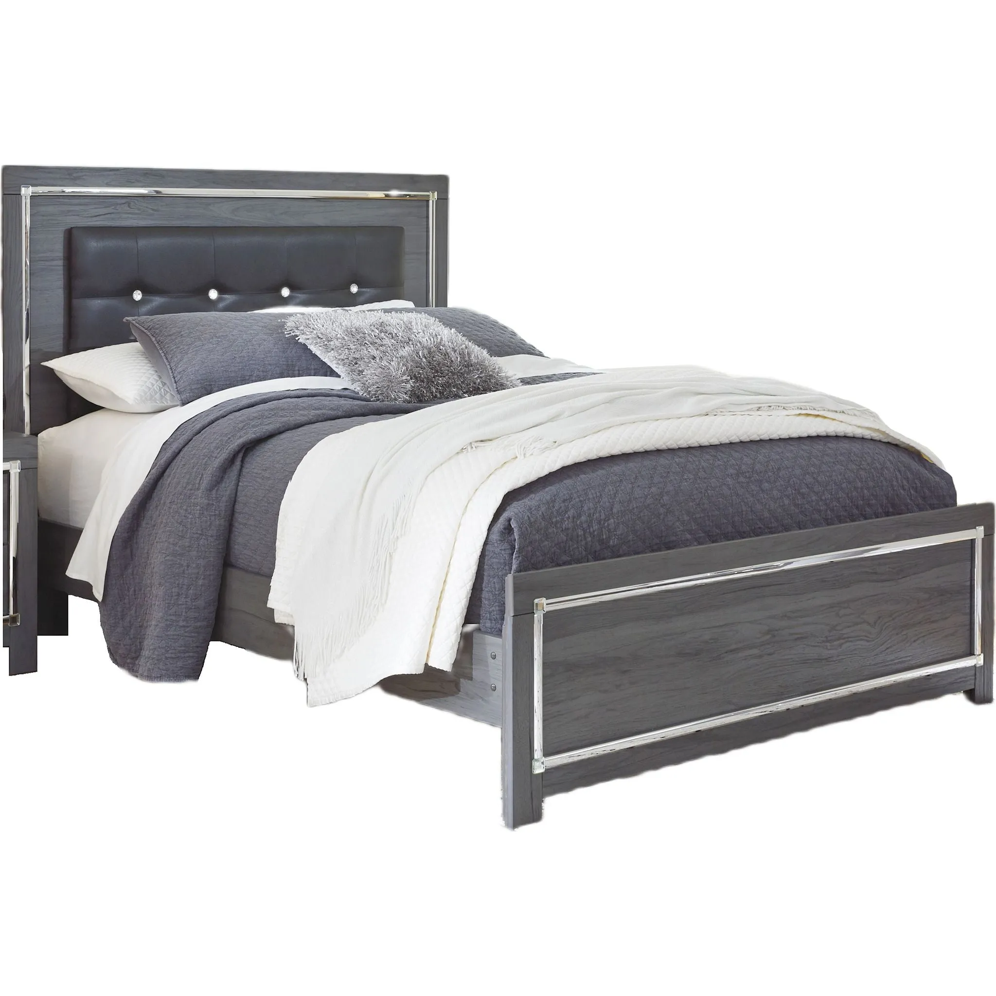 Lodanna Panel Bed - Gray