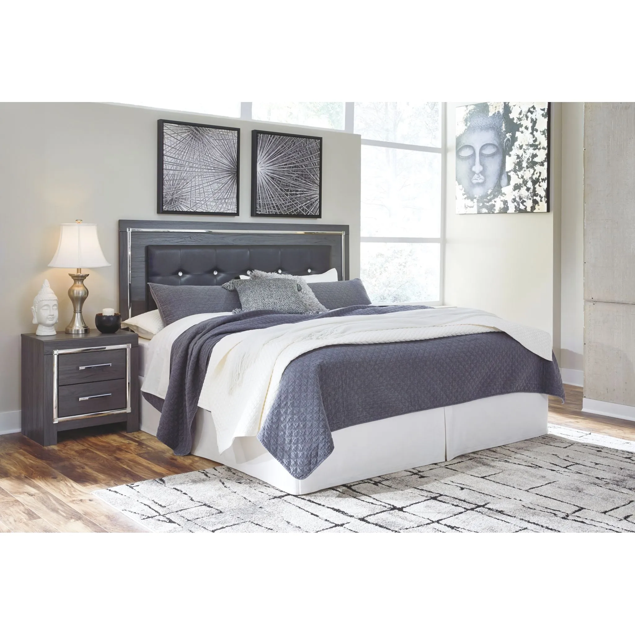 Lodanna Panel Bed - Gray