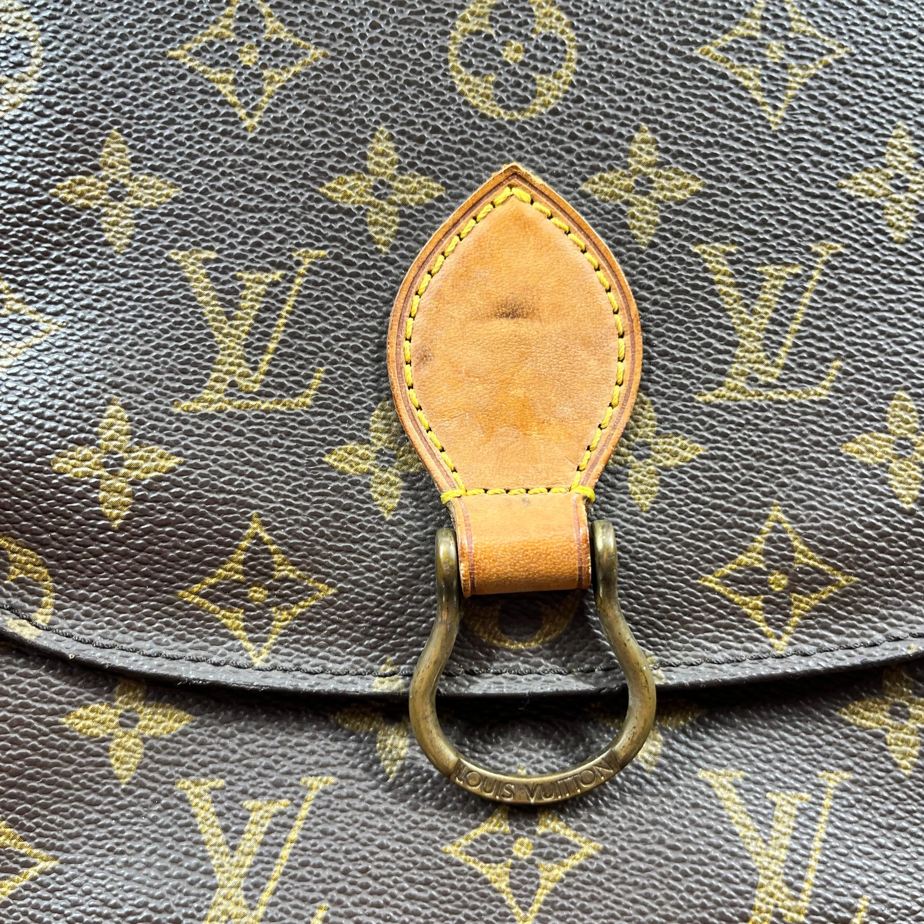 LOUIS VUITTON Brown Monogram Canvas Saint Cloud PM Bag