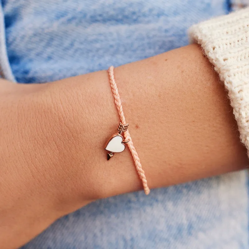 Lovestruck Rose Gold Charm Bracelet