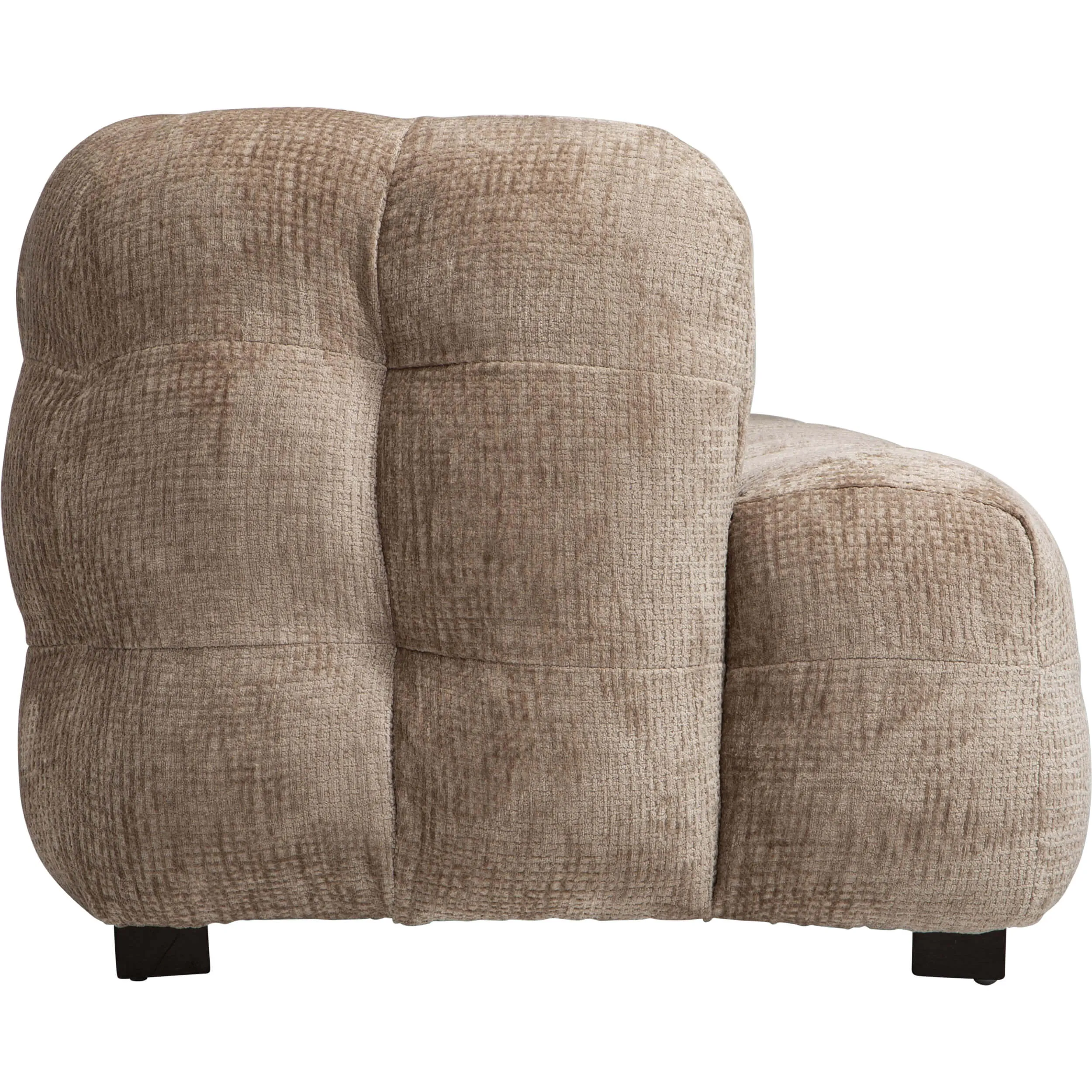 Maeve Puffed Sofa, Glam Sand