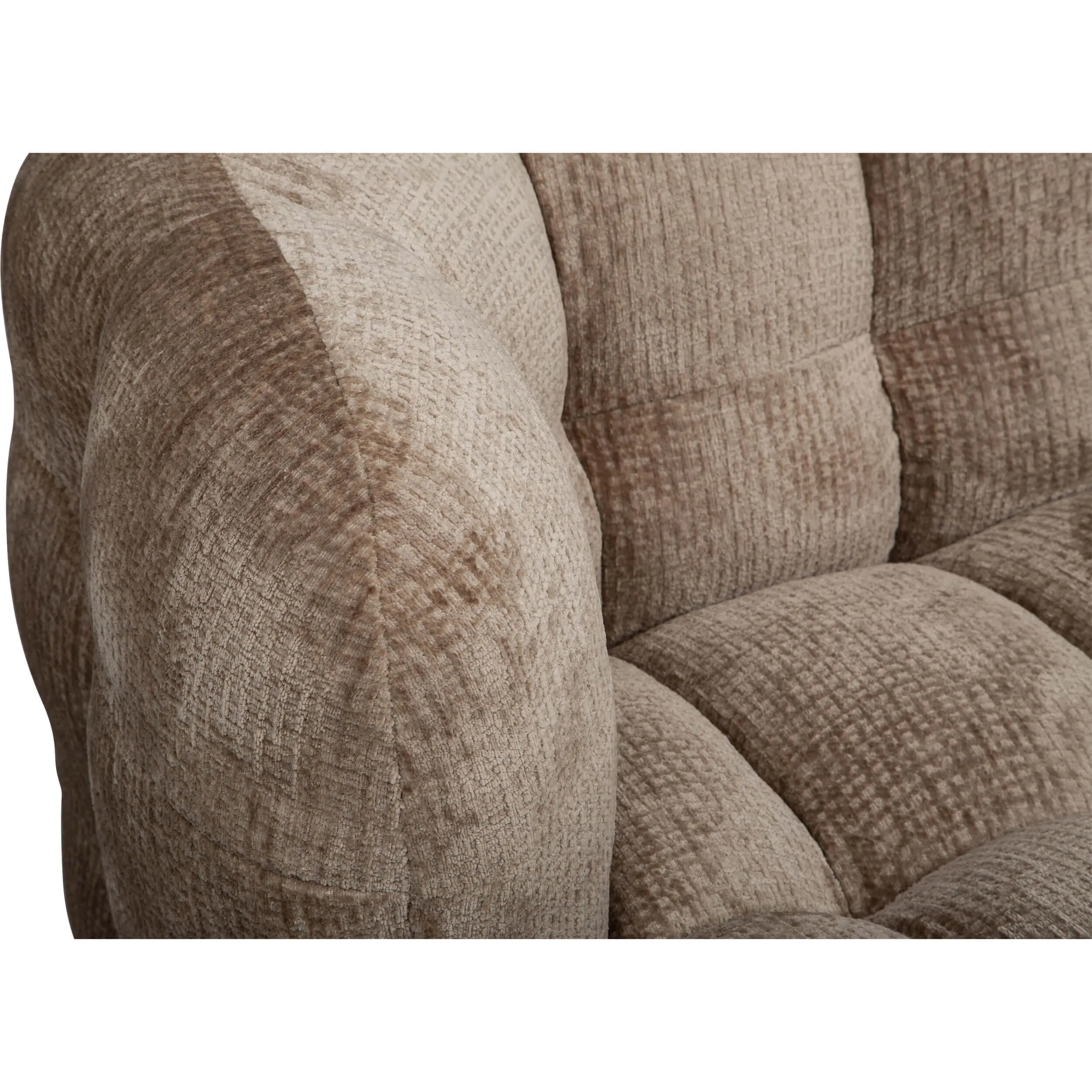 Maeve Puffed Sofa, Glam Sand