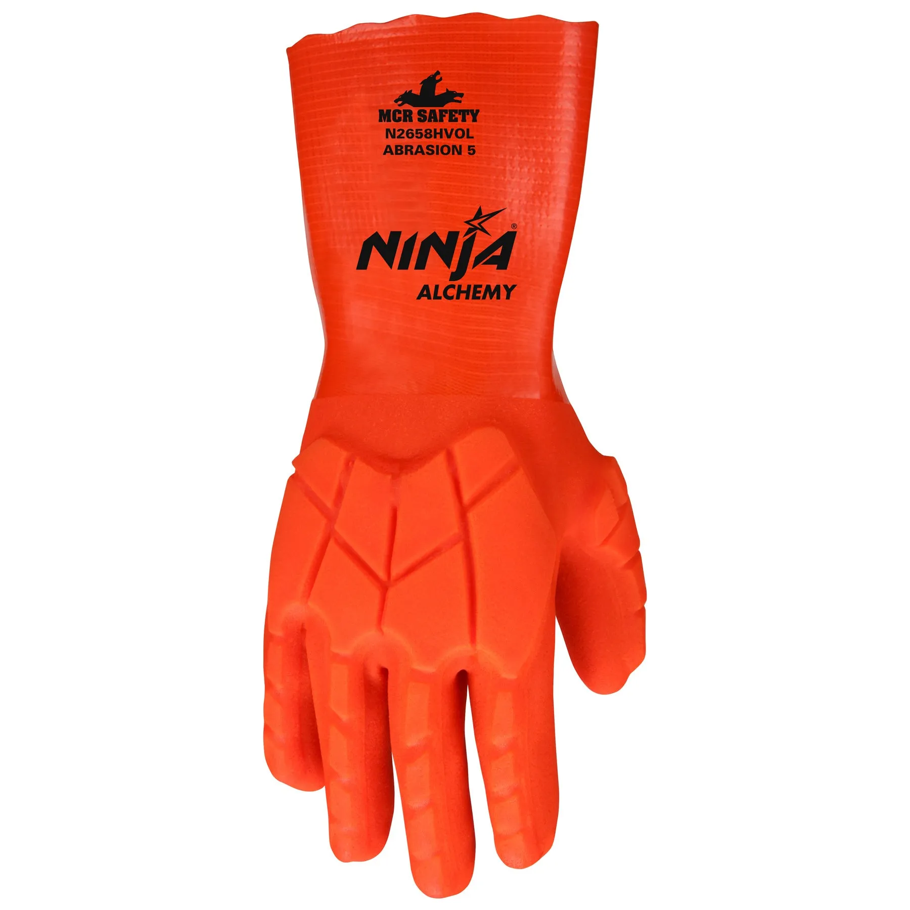 MCR Safety Ninja Alchemy PVC Double Coated Work Gloves - N2658HVO