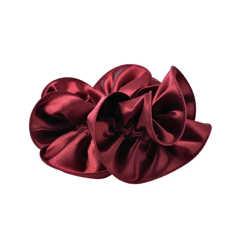 Medium Satin Solid Scrunchie