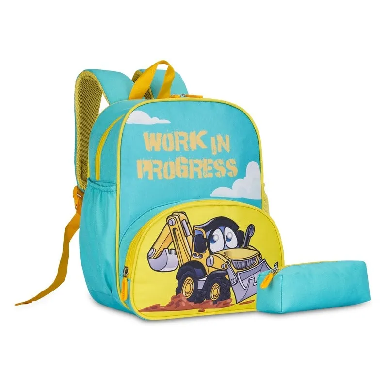 Mini Explorer: Kids Backpack with Pencil Pouch | 12L | Light Turquoise