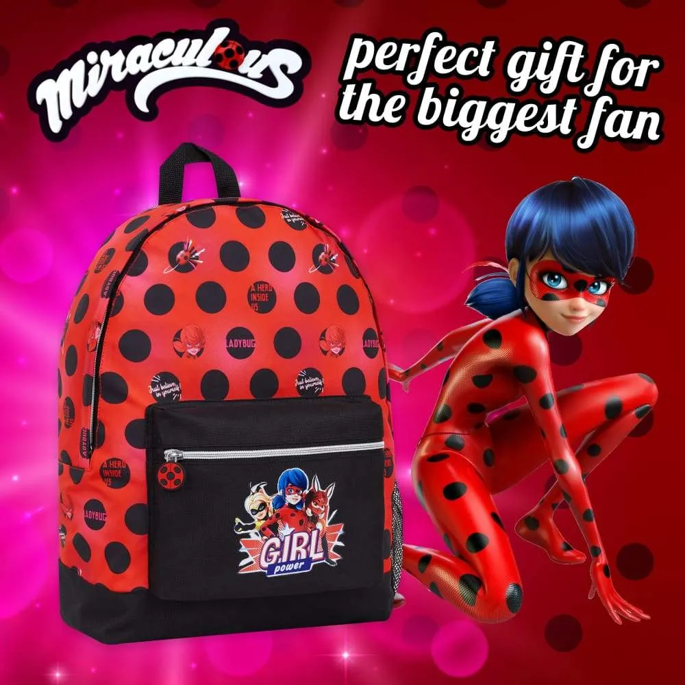 Miraculous Ladybug Kids Backpack Girls Backpacks For School, Travel, Sports