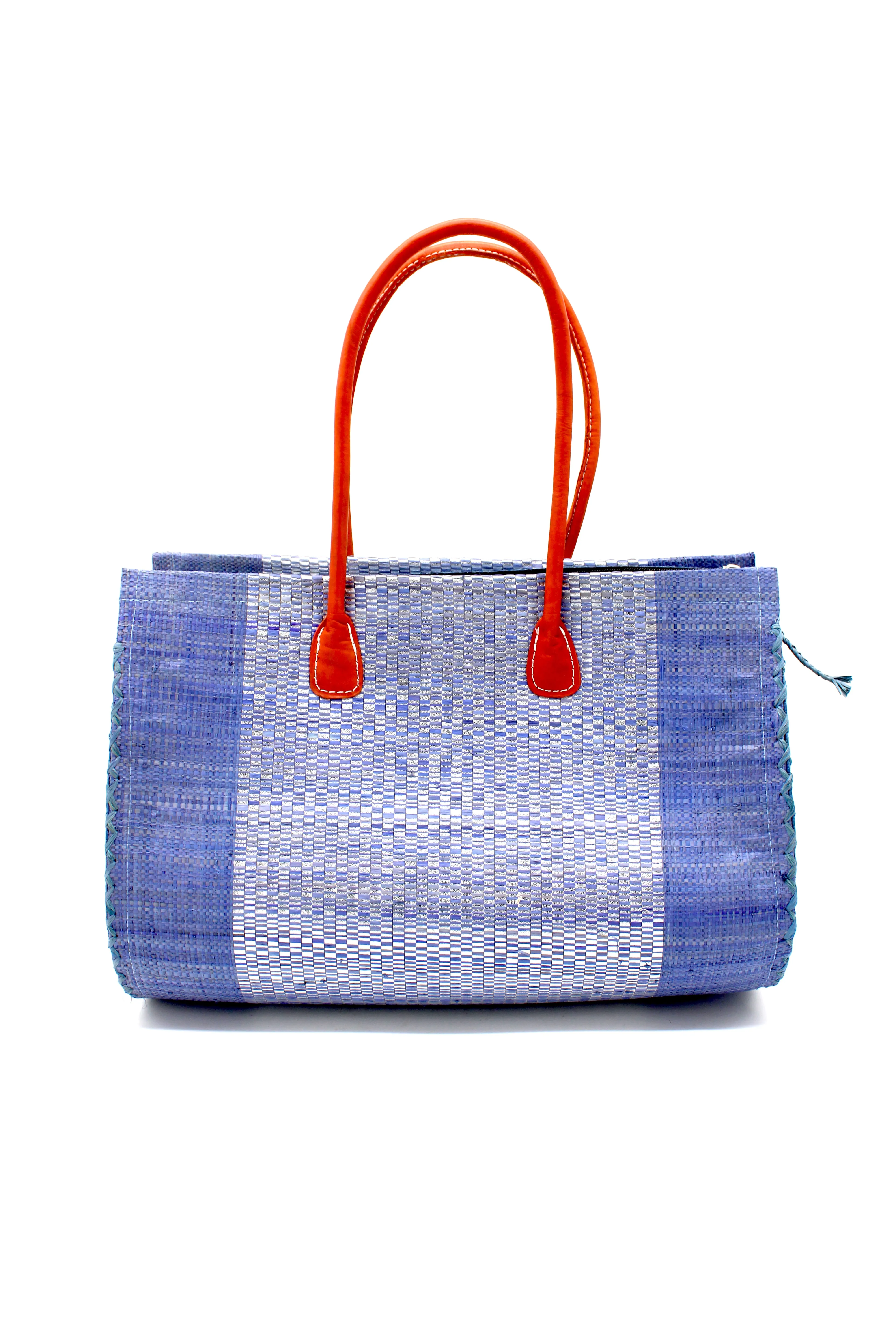 Monte Carlo Wynwood Big Straw Beach Bag with Metallic Detailing