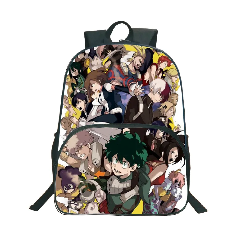 My Hero Academia Backpack Popular Pattern School Backpack Children Boys Girls Daily Beautiful Backpack