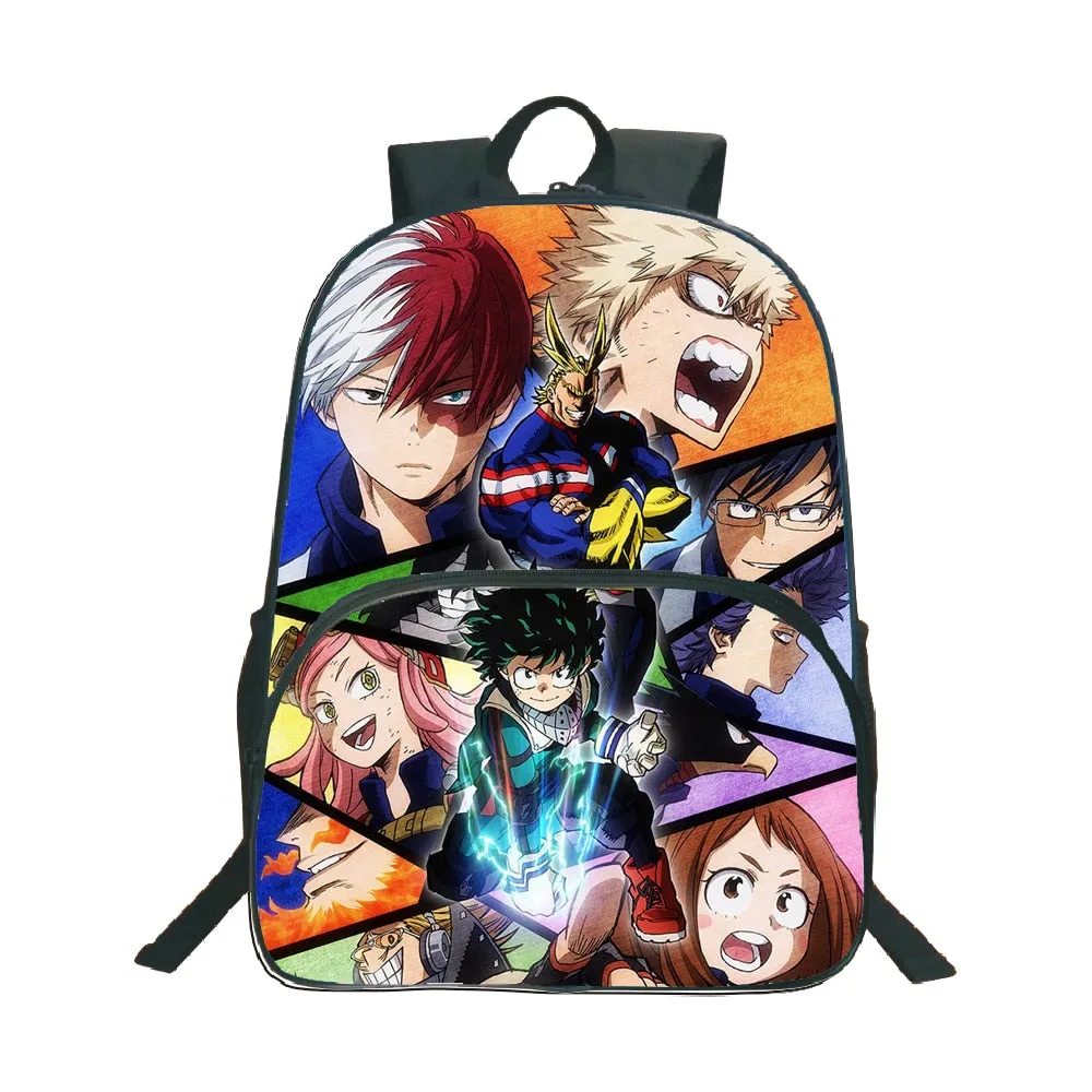 My Hero Academia Backpack Popular Pattern School Backpack Children Boys Girls Daily Beautiful Backpack