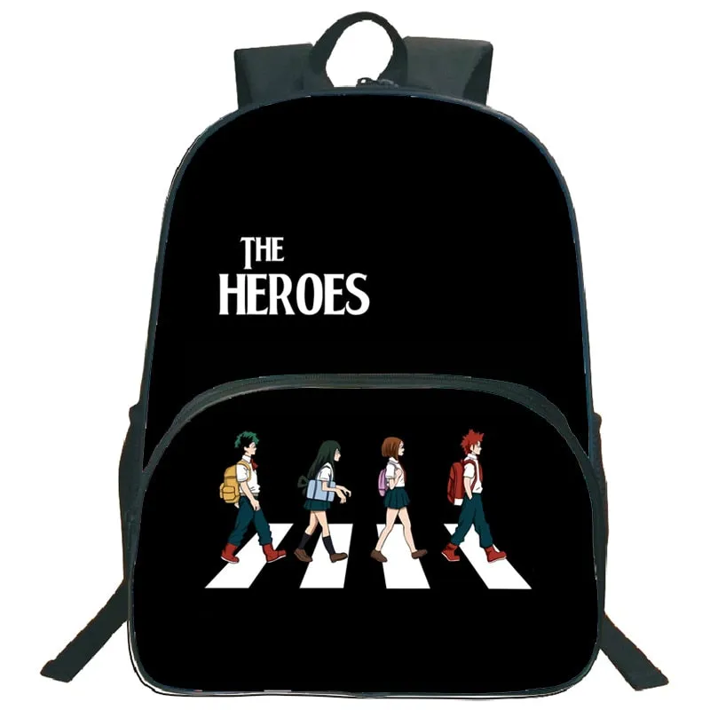 My Hero Academia Backpack Popular Pattern School Backpack Children Boys Girls Daily Beautiful Backpack