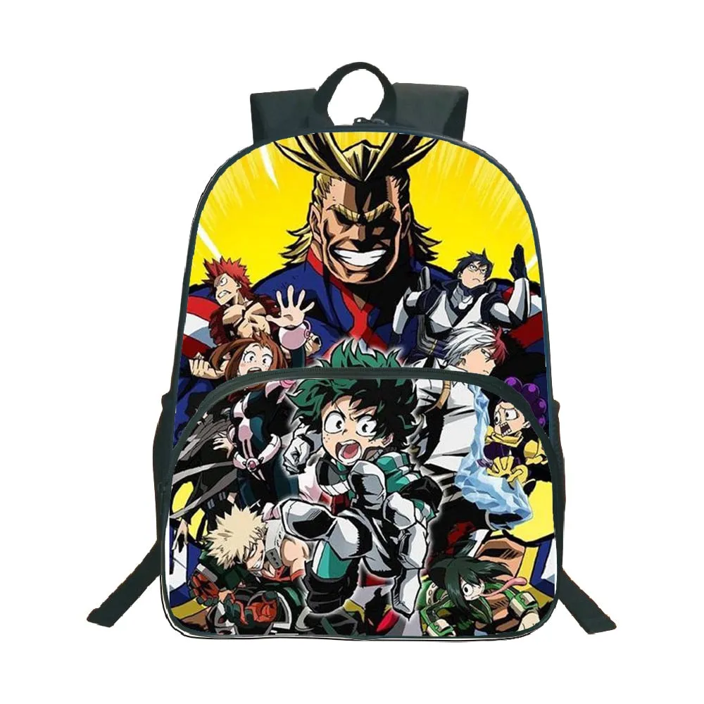 My Hero Academia Backpack Popular Pattern School Backpack Children Boys Girls Daily Beautiful Backpack