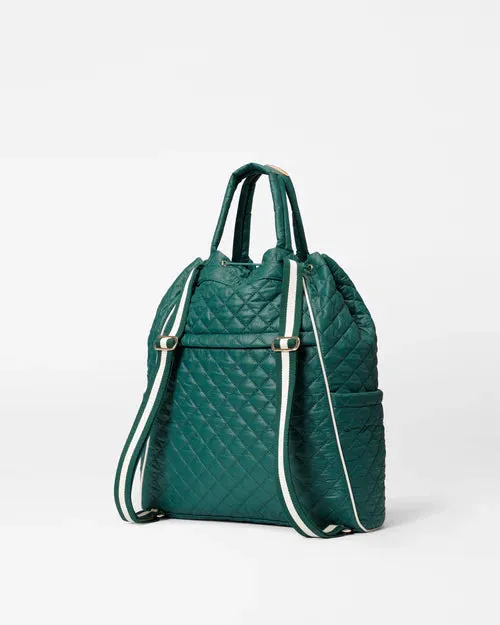 MZ Wallace - Doubles Tennis Convertible Backpack (Emerald)