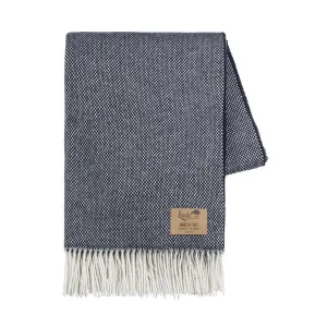 Navy Juno Cashmere Throw