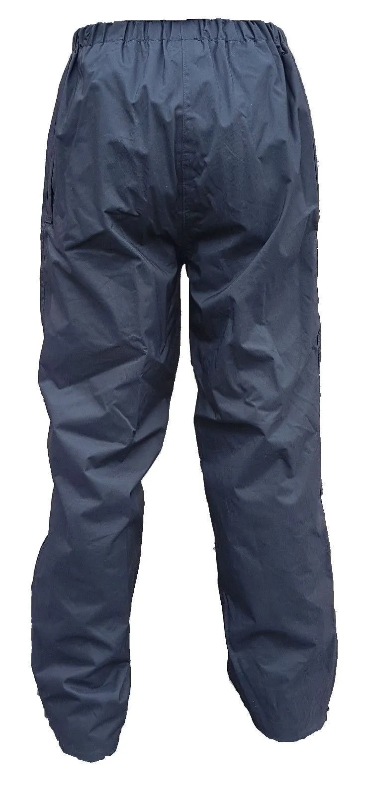 New Ex Police Overtrousers Hydrophilic Coated Black Nylon Waterproof