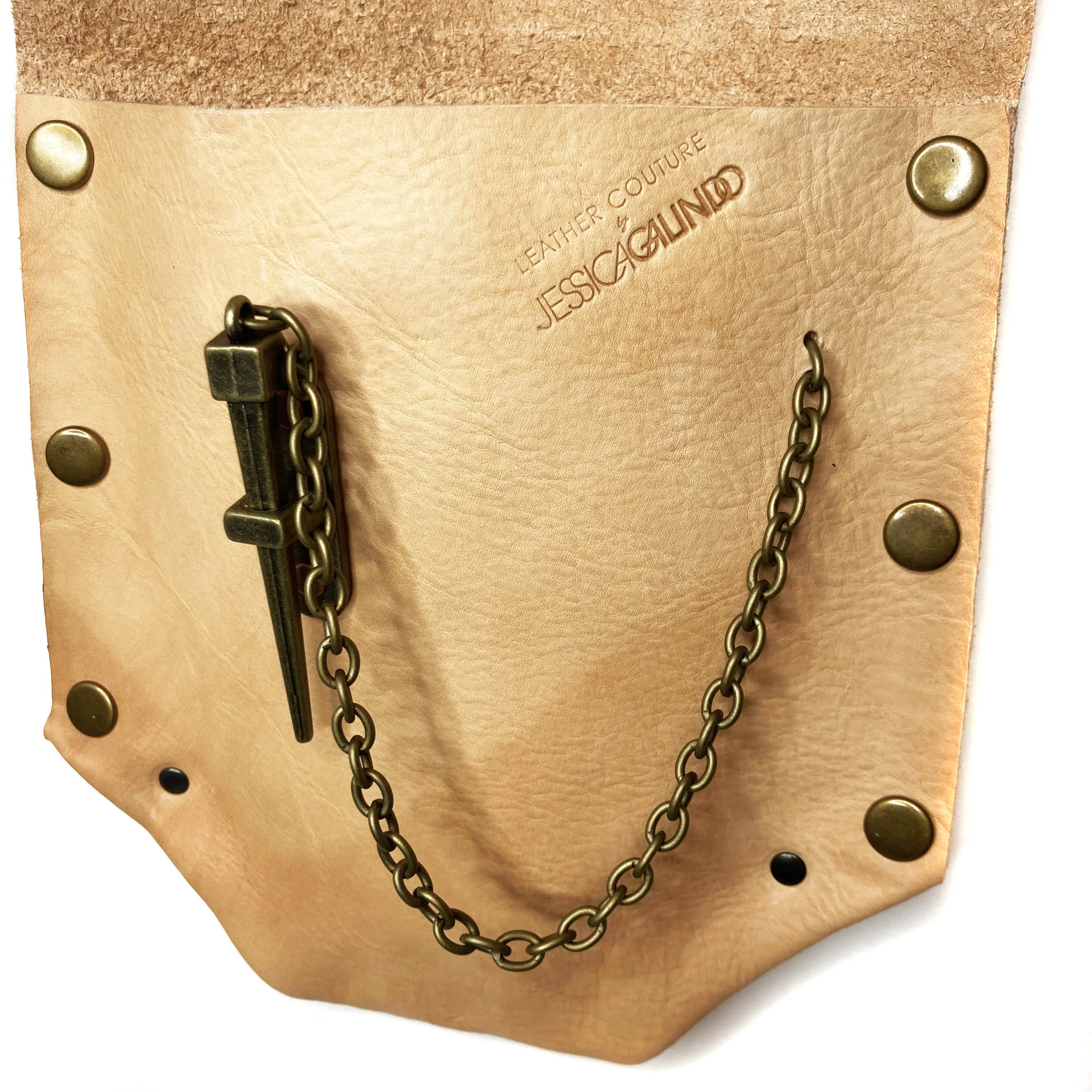 Nude Convertible Fanny Pack-Antique Brass