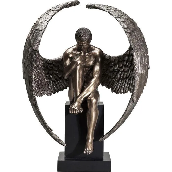 Nude Sad Angel Deco Figurine