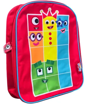 Numberblocks Backpack: Children's Nursery Red School Bag - Ages 3 