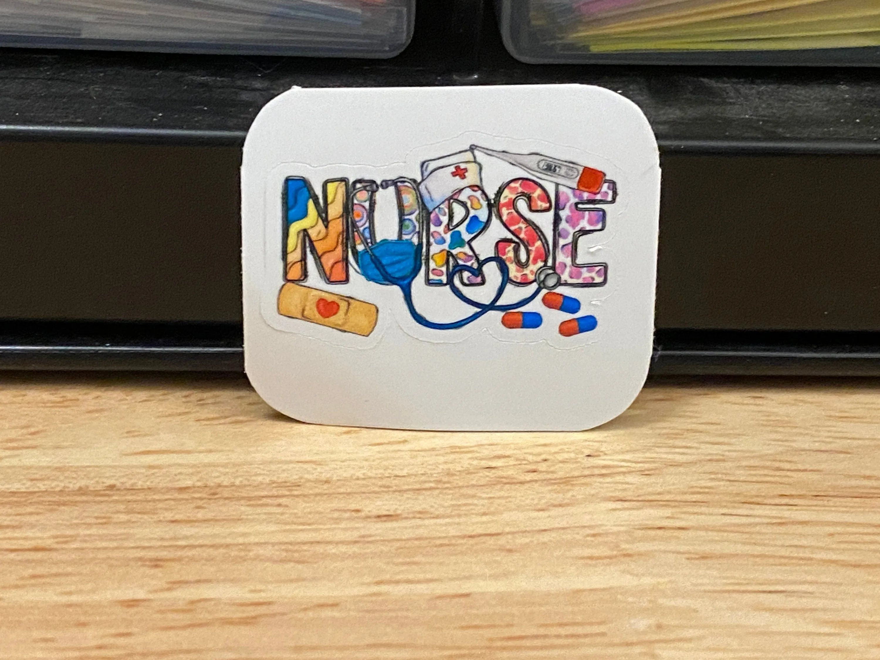 Nurse Sticker, Medical STICKER, Cute Medical Design Sticker, Nurse Laptop sticker, Love my Nurse Sticker