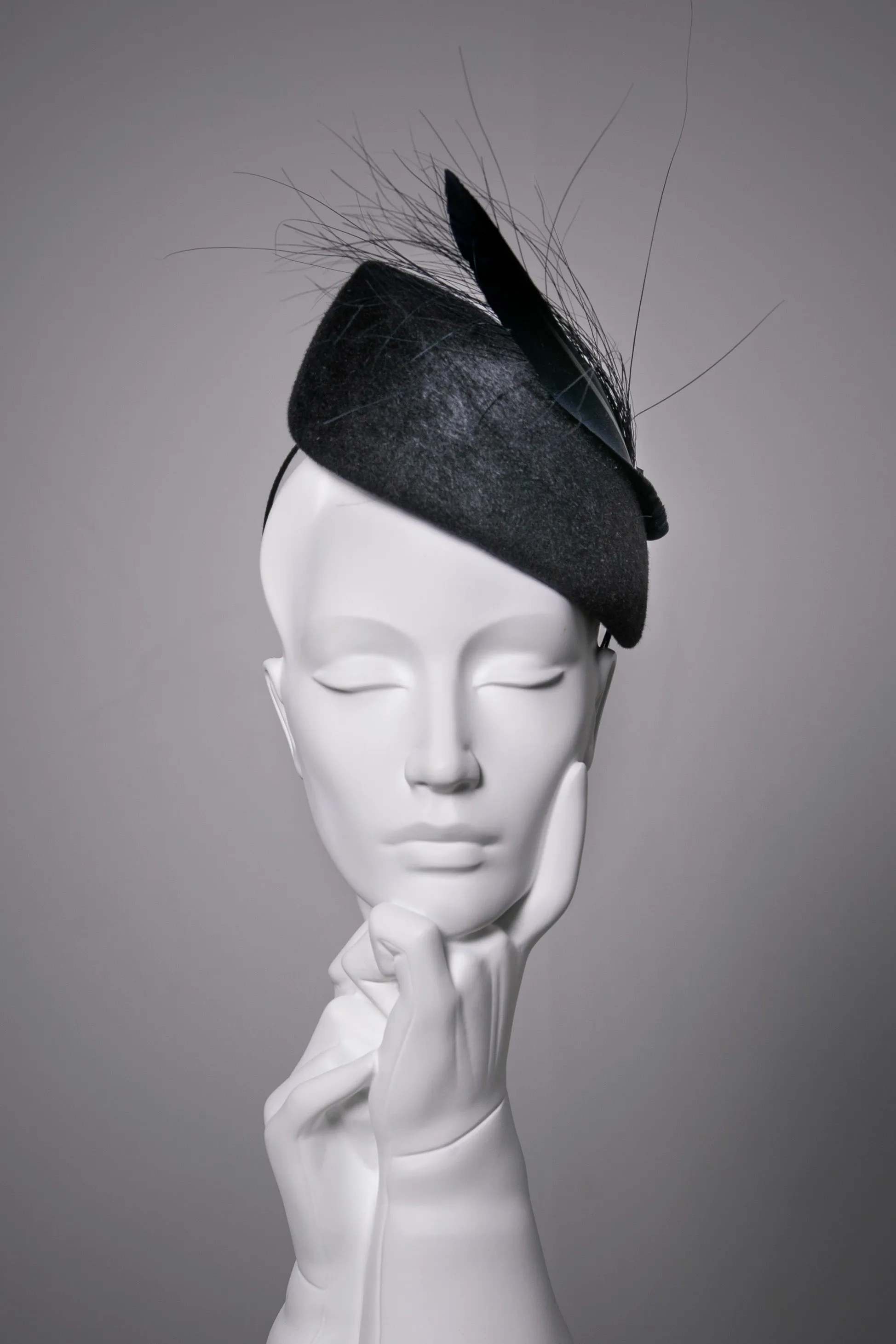 Occasion Hat With Feather - Sara