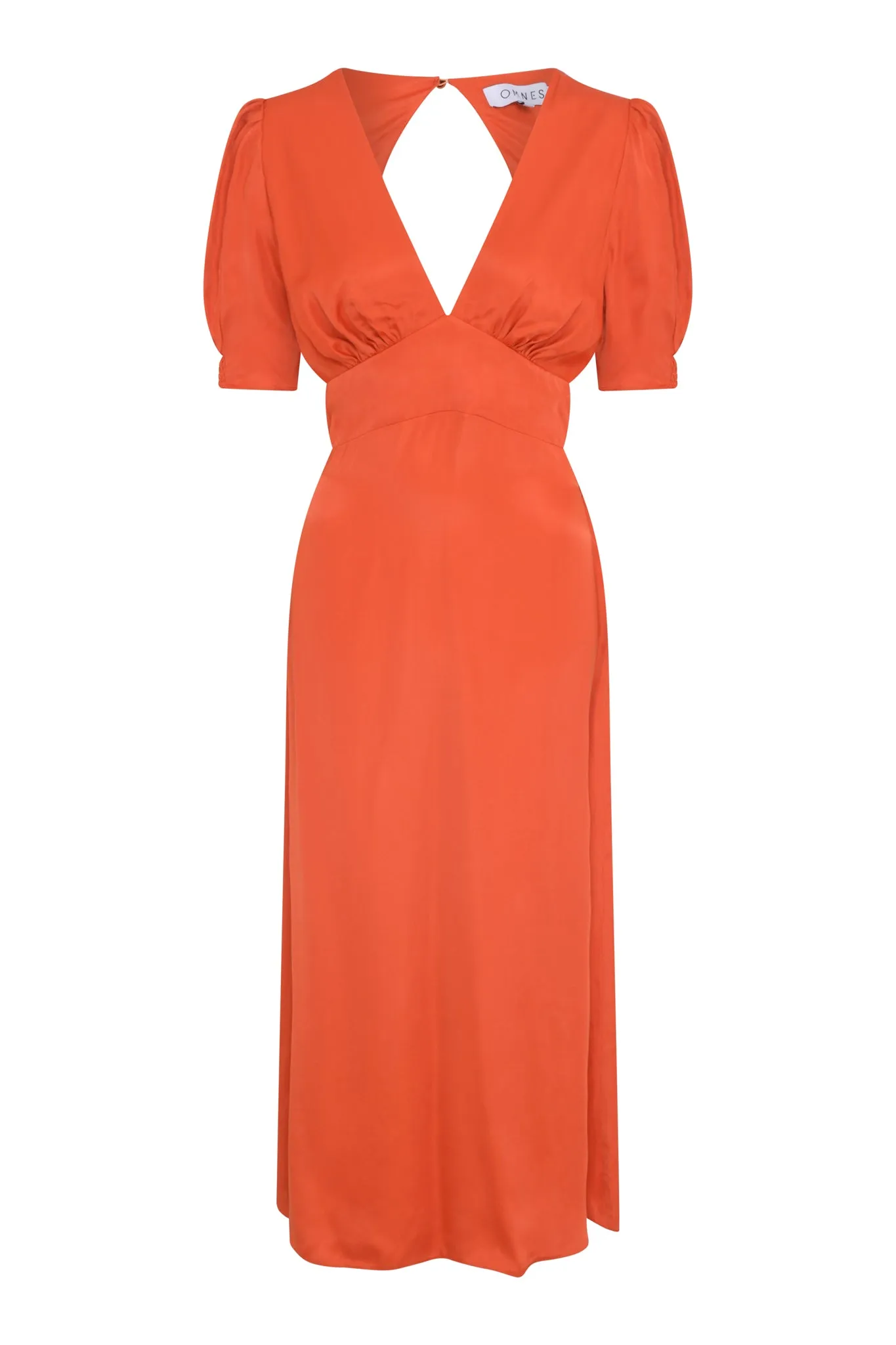 Odette Dress in Brick Orange