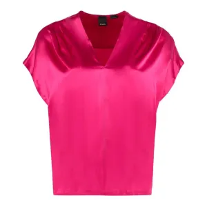 PINKO Elegant Fuchsia Silk Blend Blouse