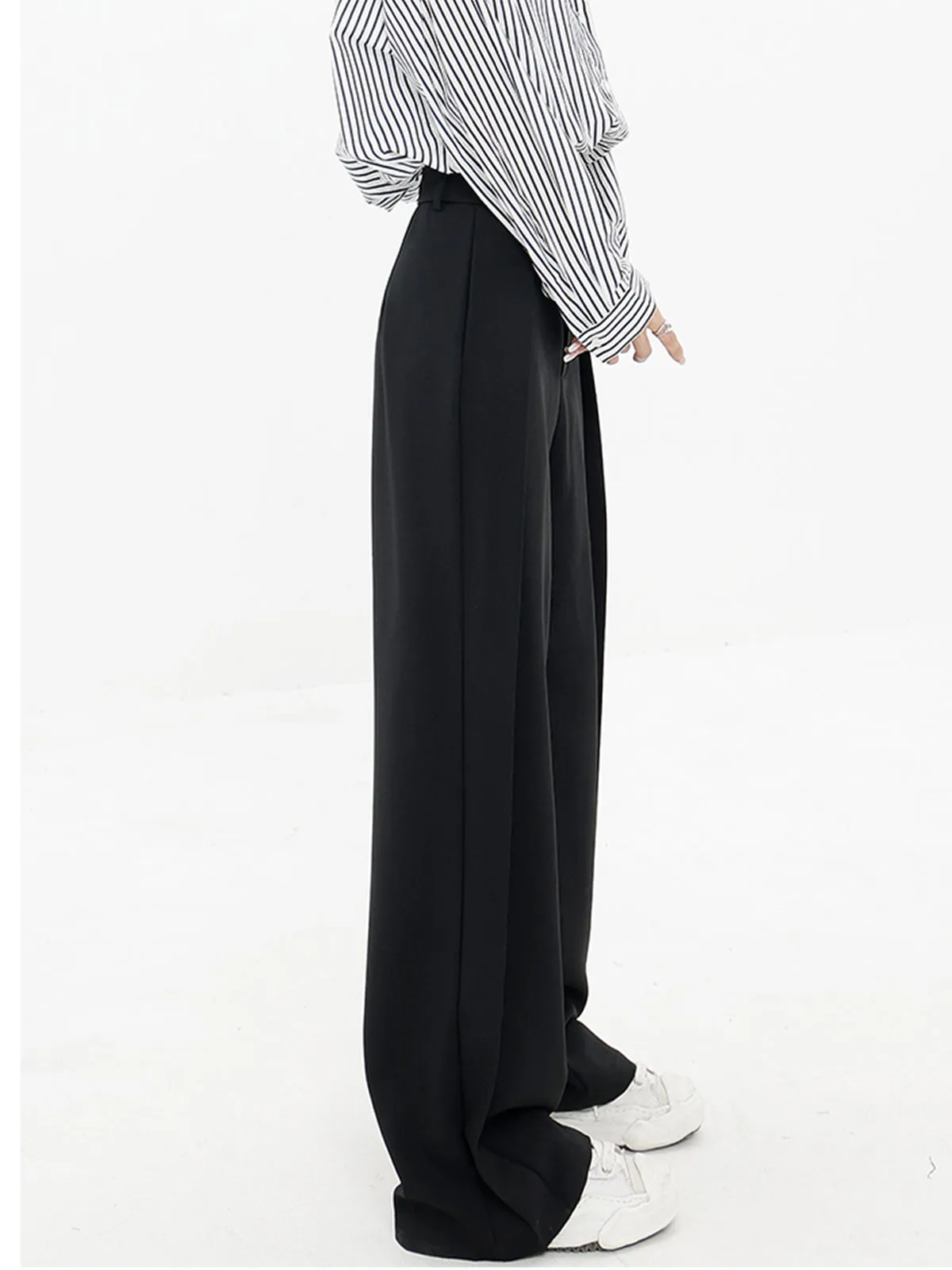 Pleated Baggy Graceful Wide Leg Pants