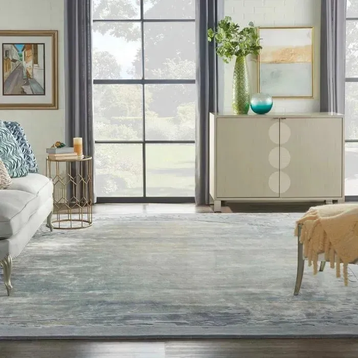 Prismatic PRS19 Seafoam/Silver Rug