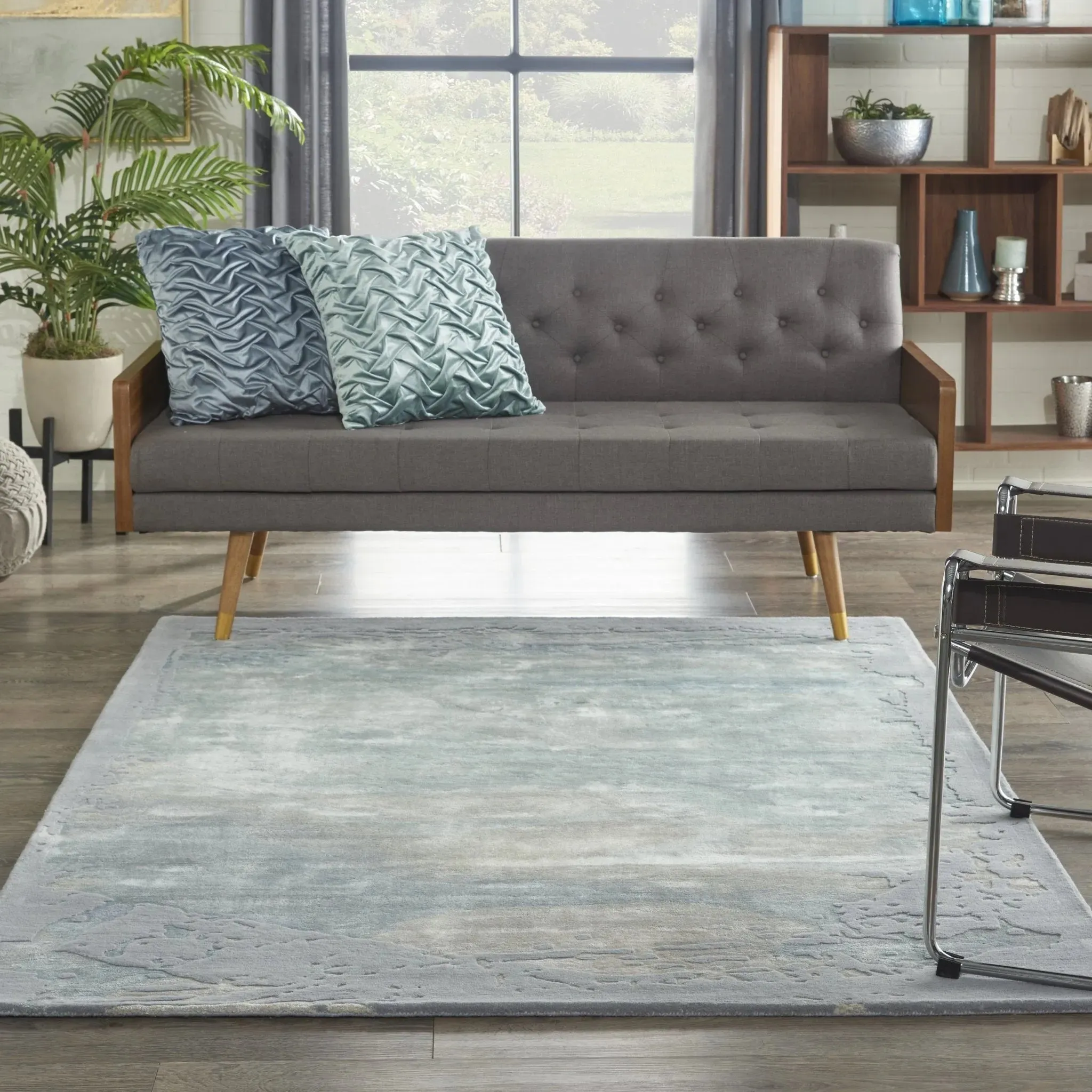 Prismatic PRS19 Seafoam/Silver Rug