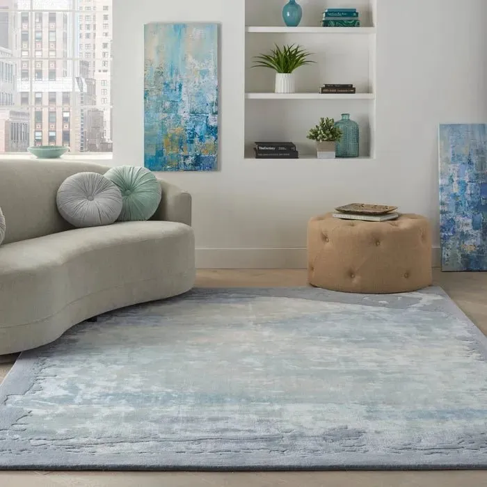 Prismatic PRS19 Seafoam/Silver Rug