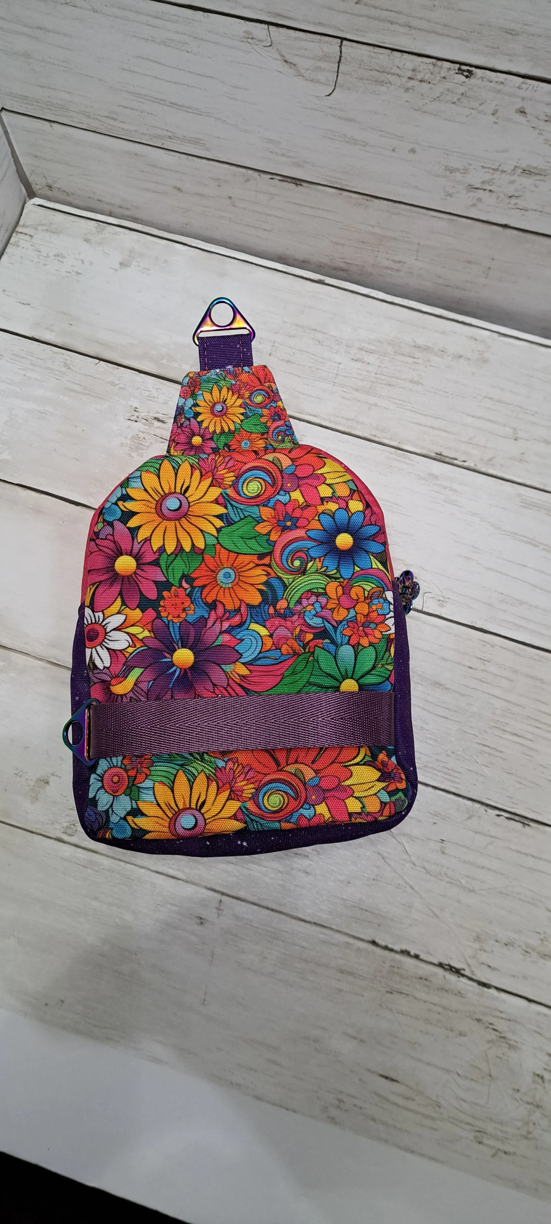 Psychedelic Mushroom Crossbody Bag