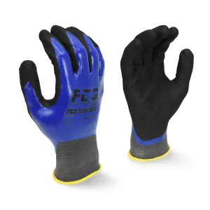 Radians RWG32 FDG Coating Full Dipped Waterproof Nitrile Work Glove