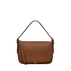 Radley Radley Graffton Street Small Flapover Crossbody in Saddle