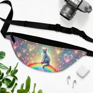 Rainbow Hearts - Cat Lover - Fanny Pack