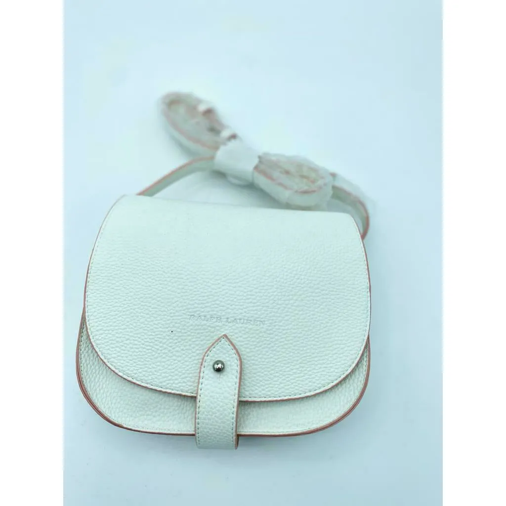 Ralph Lauren Bag Flap Crossbody White Bag