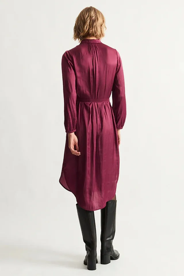 Raquel Allegra Vivienne Dress Berry