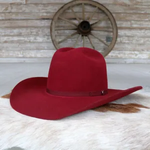 Resistol Hooey 4X Boquillas Wool Red Cowboy Hat