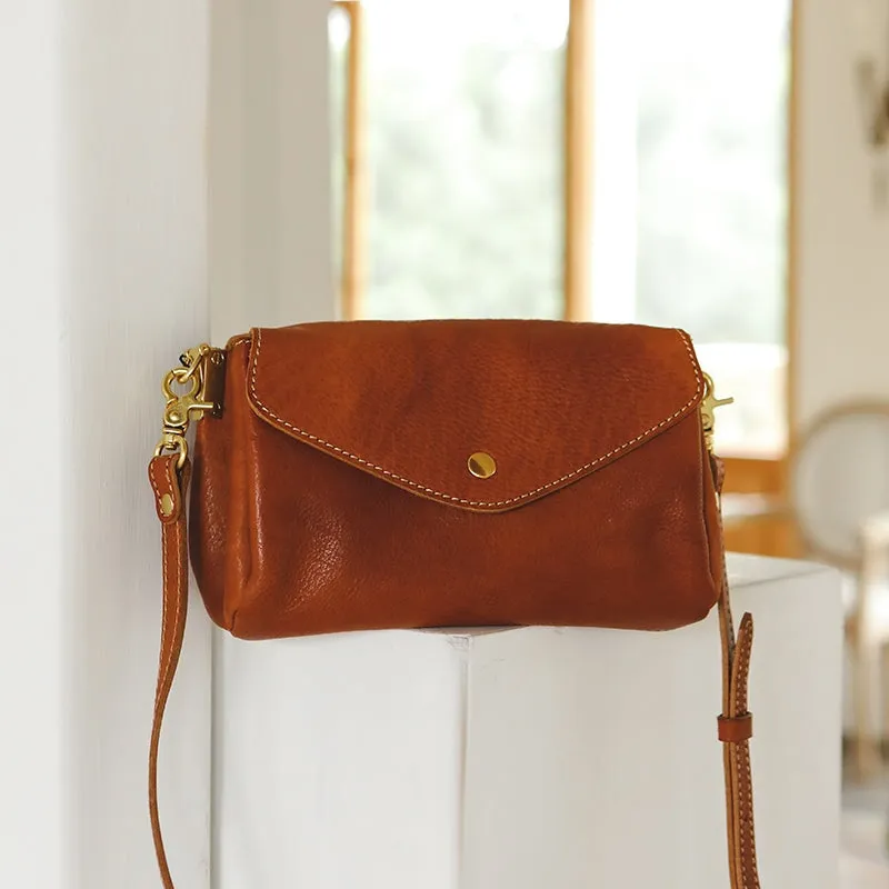 Retro Bag Cowhide Mini Women Crossbody Bag Shoulder Bag