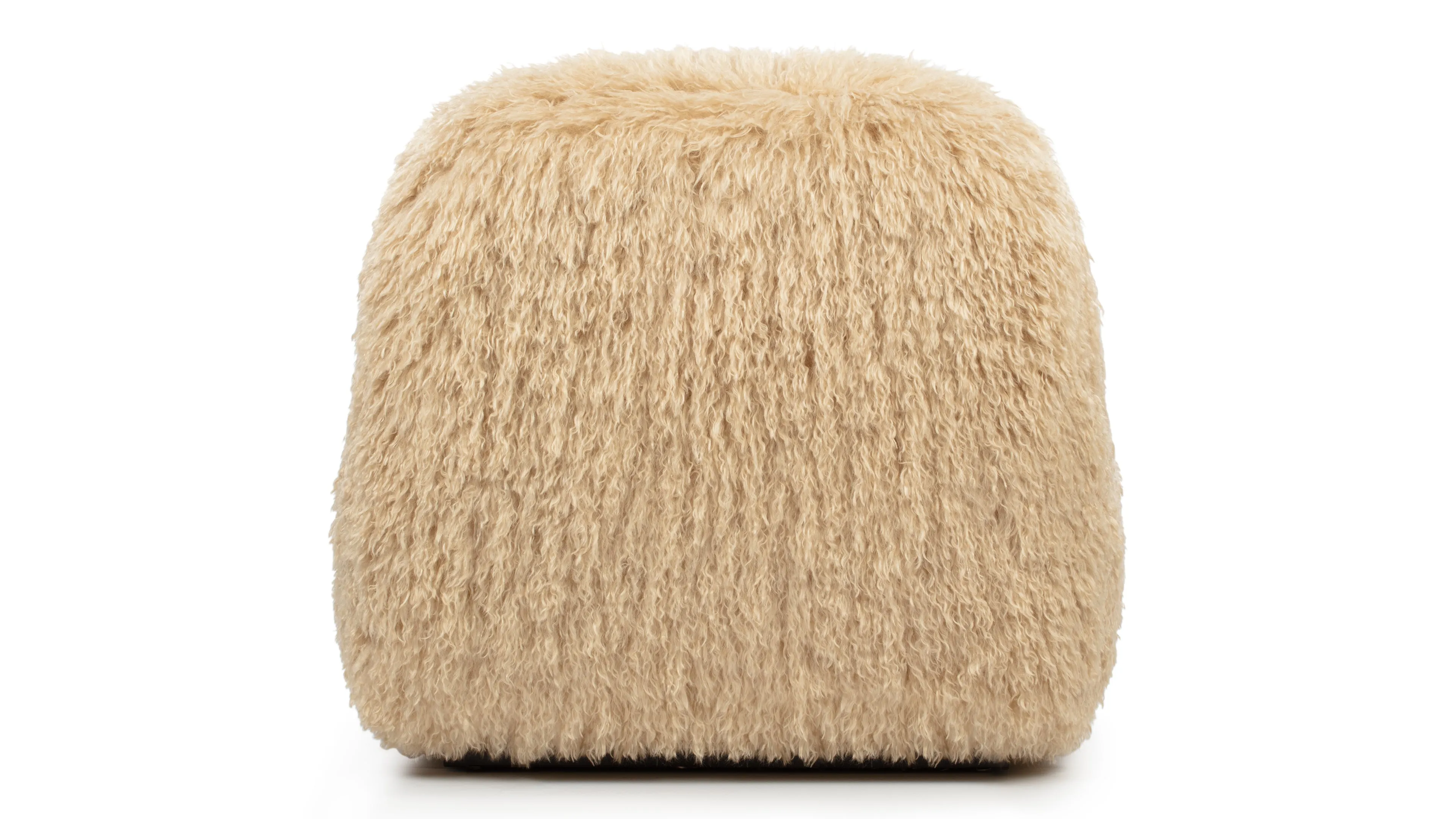 Rocha - Rocha Lounge Chair, Honey Vegan Fur