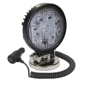 Round Work Light with Magnetic Base 27W LED