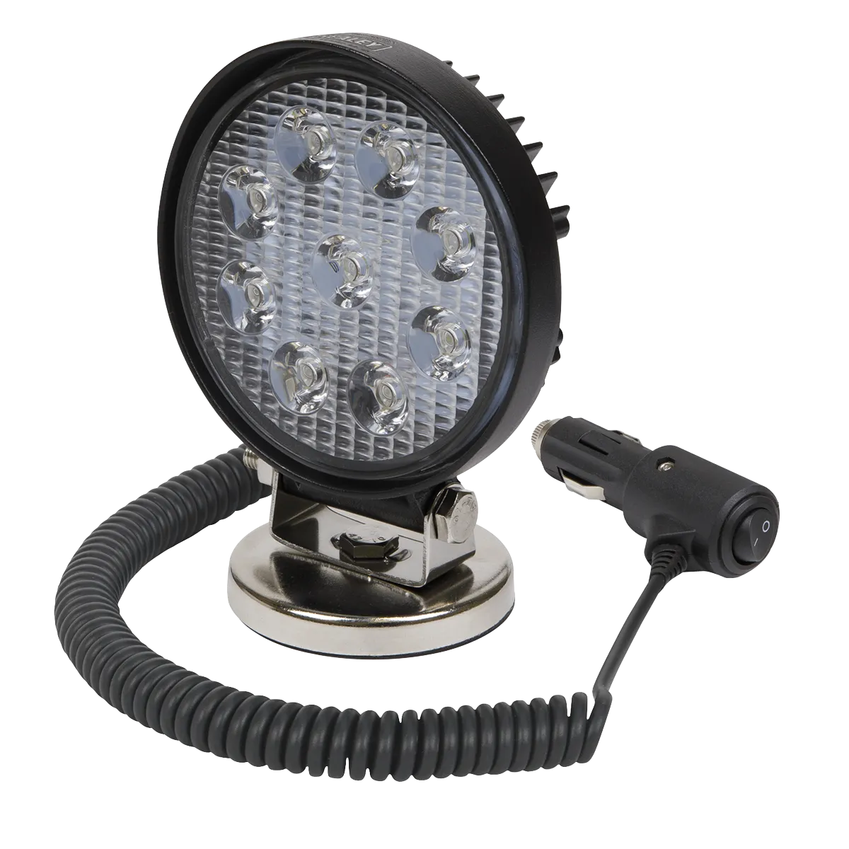 Round Work Light with Magnetic Base 27W LED