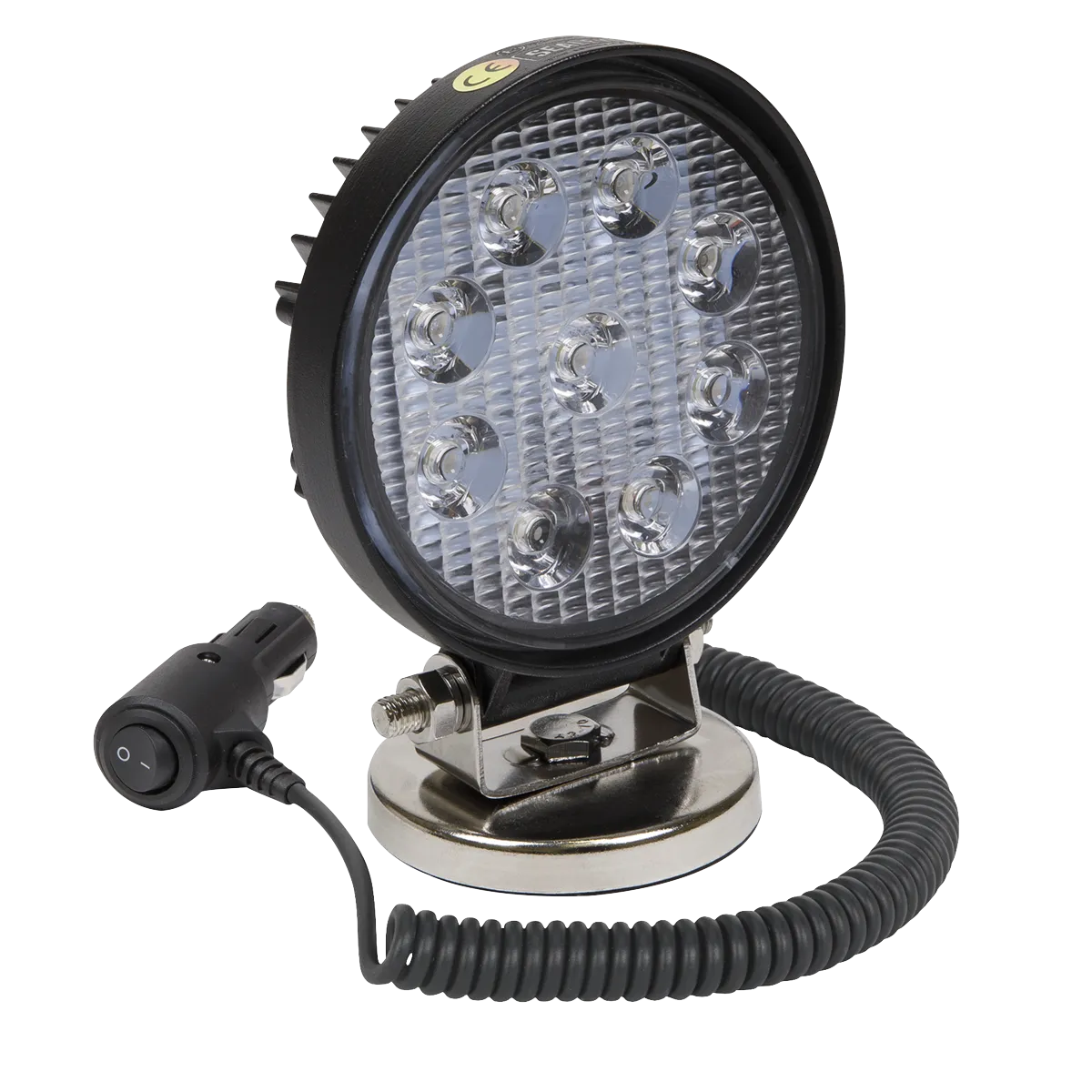 Round Work Light with Magnetic Base 27W LED